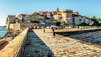 Korcula, Sailing routes, Croatian islands, Coastal beauty HD wallpaper