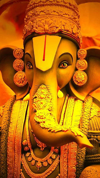 Ganpati Bappa Morya, Indian God, Lord Ganesh HD phone wallpaper