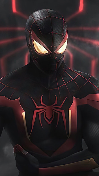 Spiderman, Black and red suit, Ultra , Epic HD phone wallpaper