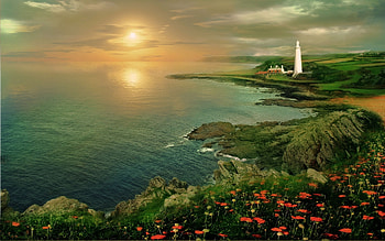Landscape, Nature, Sea HD wallpaper