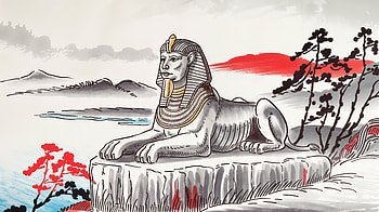 Stunning Sphinx: A Ultra, sphinx, sculpture, ancient Egypt, landscape, mythology HD wallpaper
