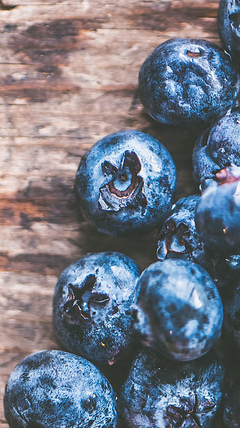 Delicious blueberry treat, Fruity and refreshing, Burst of flavor, Healthy indulgence HD phone wallpaper