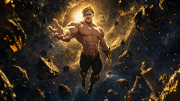 Escanor (The Seven Deadly Sins), Superhero, Muscular Man HD wallpaper