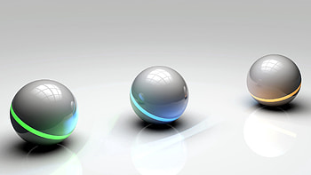 3D, Form, Balls, Three, Streamlined HD wallpaper