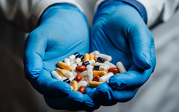 tablets in hand, capsules, medicines, medicine concepts, drugs, tablets, tablet production, medicine HD wallpaper