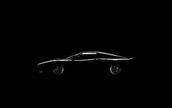 Ferrari, cool, black, car HD wallpaper