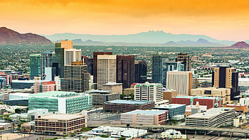 Phoenix Skyline, Addison Group, Arizona city, Urban metropolis HD wallpaper