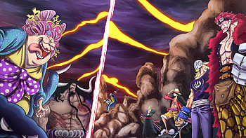 Big Mom Kaido Monkey D. Luffy One Piece HD wallpaper