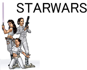 girl of star wars, star, girl, wars, toon HD wallpaper