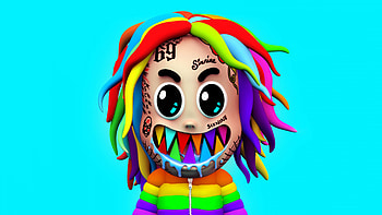 6ix9ine GOOBA, 6ix9ine, music, rapper, hip-hop, artist, artwork HD wallpaper