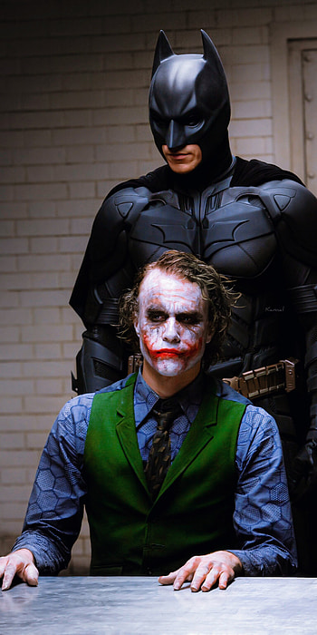 Batman, eye, dark knight, joker HD phone wallpaper