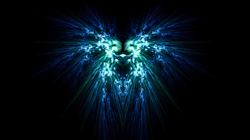 Abstract, Glare, Shine, Light, Fractal, Glow HD wallpaper