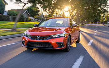 Honda Civic Si, , highway, 2022 cars, sunset, japanese cars, 2022 Honda Civic, Honda HD wallpaper