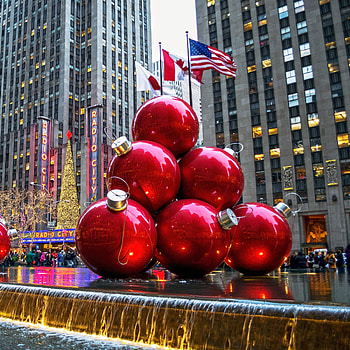 New York Christmas, Festive vibe, Slushy gray mess, NYC HD phone wallpaper