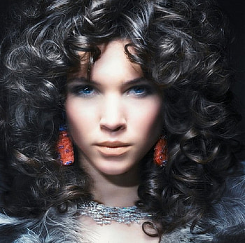 Beauty in Curls, model, beautiful, people, female HD wallpaper