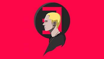 Eminem Minimal , eminem, music, rap, singer, minimalism, minimalist, artist, artwork, digital-art HD wallpaper