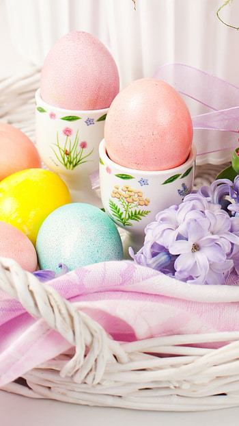 Easter, Yellow HD phone wallpaper