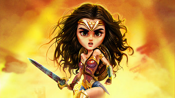 Wonder Woman Pop Art , wonder-woman, superheroes, artist, artwork, digital-art, behance HD wallpaper