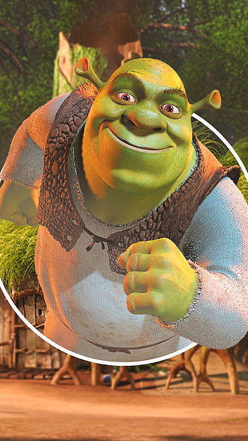 Shrek, Forest Background HD phone wallpaper
