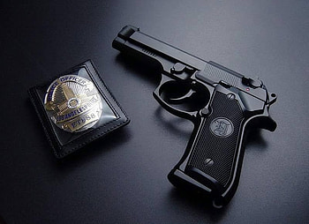Pistol, pistols, gun, police, handgun HD wallpaper