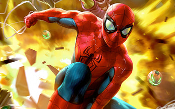 Spider-Man Comic : Ultimate Action Splash, Comic, spider man HD wallpaper