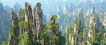 Zhangjiajie national park, Hallelujah mountains HD wallpaper
