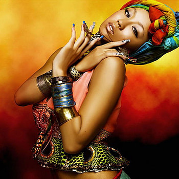 egzotic beauty, colorful, egzotic, sensitive, beauty HD wallpaper