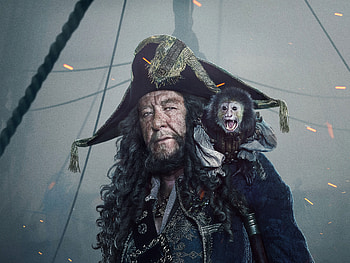 Captain Hector Barbossa In Pirates Of The Caribbean Dead Men Tell No Tales Movie, pirates-of-the-caribbean-dead-men-tell-no-tales, 2017-movies HD wallpaper