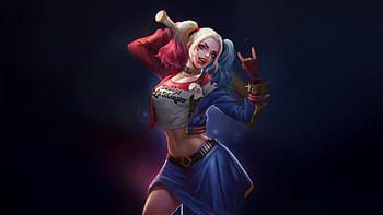 Madness Of Harley Quinn, harley-quinn, superheroes, artwork, digital-art, artstation HD wallpaper