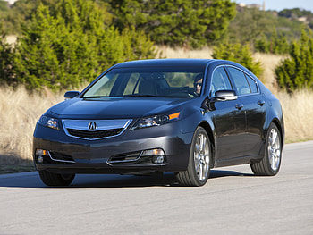 Auto, Nature, Trees, Acura, Cars, Asphalt, Front View, Style, Tl, 2011 HD wallpaper