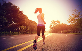 Empowered female runners, Running camaraderie, Fitness empowerment, Celebrating athleticism HD wallpaper