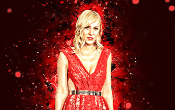 Natasha Bedingfield, , red neon lights, english singer, music stars, english celebrity, Natasha Anne Bedingfield, superstars, Natasha Bedingfield HD wallpaper