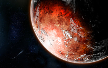 Deadred, space, 1920x1200, planet, new HD wallpaper