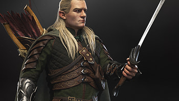 Legolas, Middle Earth, 3D design, J.R.R. Tolkien HD wallpaper