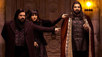 Matt Berry, Natasia Demetriou, Kayvan Novak, TV Show, What We Do in the Shadows HD wallpaper