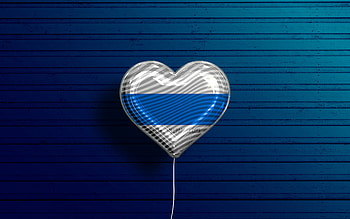 I Love Zug, , realistic balloons, blue wooden background, Day of Zug, swiss cantons, flag of Zug, Switzerland, balloon with flag, Cantons of Switzerland, Zug flag, Zug HD wallpaper