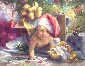 Christmas baby, holiday, christmas, baby, cute, people, hat, child, santa HD wallpaper
