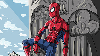 Spider Man Comic Art , spiderman, superheroes HD wallpaper