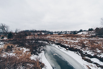 Winter, Nature, Rivers, Ice, Snow HD wallpaper