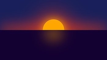 Clear Sunset Minimal , sunset, minimalism, minimalist, artist, artwork, digital-art HD wallpaper