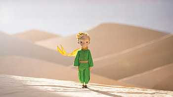 The Little Prince In The Desert HD wallpaper
