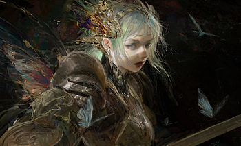 fantasy, woman warrior HD wallpaper