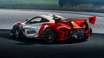 McLaren P1 GTR, side view, sports car HD wallpaper