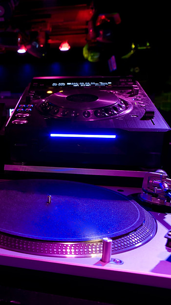 Neon DJ Beatwave, colorful, music, DJ HD phone wallpaper