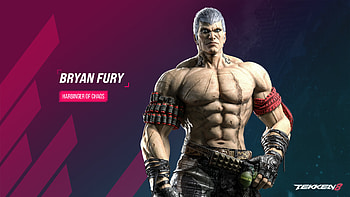 Tekken 8 Bryan Fury – Intense Gaming Background, video game, Tekken 8, Bryan Fury HD wallpaper