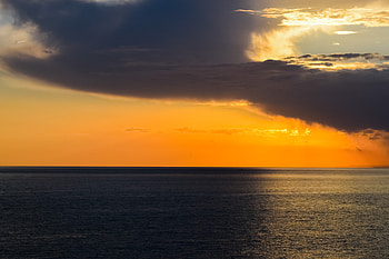 Horizon Sea Sky Clouds , horizon, sea, sky, clouds HD wallpaper