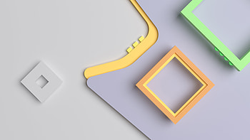 Yellow Green White Square Geometric Shapes Abstraction Abstract HD wallpaper