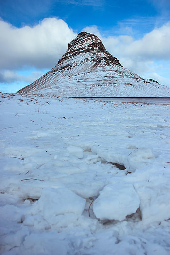 Nature, Sky, Snow, Mountain, Vertex, Top, Snow Covered, Snowbound HD phone wallpaper