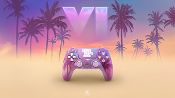 Grand Theft Auto VI Themed Game Controller, video game, Grand Theft Auto VI HD wallpaper