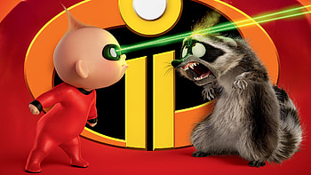 Jack Jack Parr And Raccoon In The Incredibles 2, the-incredibles-2, 2018-movies, movies, animated-movies HD wallpaper